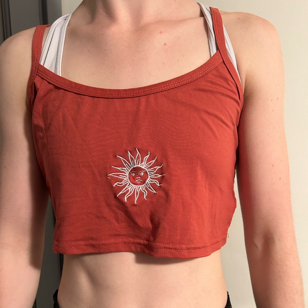 ROMWE Cropped Tank Top, Size Medium